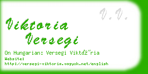 viktoria versegi business card